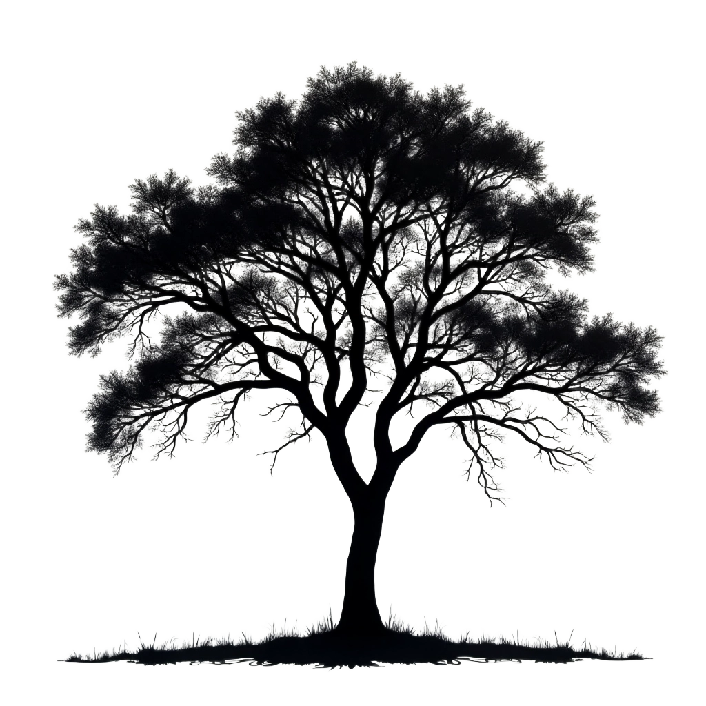 Majestic Tree Silhouette